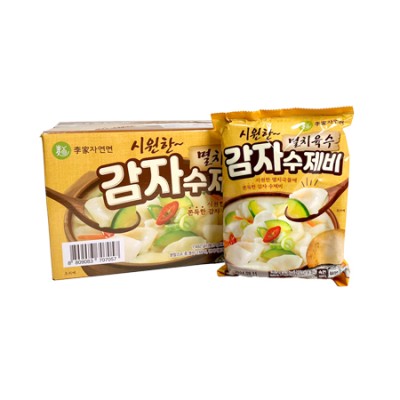 [저온] 코스트코_멸치육수 감자수제비186.5g*8, 1box