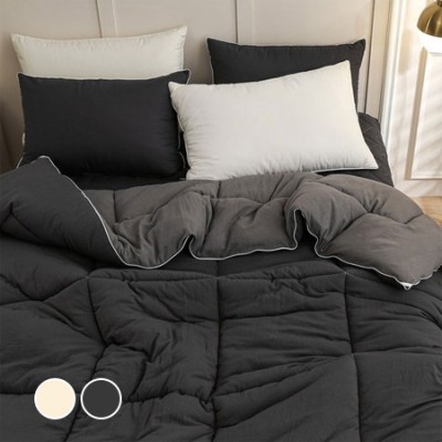 [실온] 소하임 사계절 소프트터치 워싱 차렵이불 2color